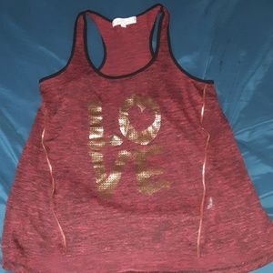 'Love' tank top